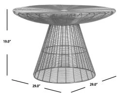 REGINALD WIRE COFFEE TABLE - Safavieh FOX3210A -Safavieh Homeware 187 fox3210a 4