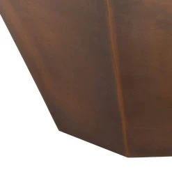 Grace Diamond Accent Table In Antique Copper - Safavieh FOX3219A -Safavieh Homeware 187 fox3219a leg