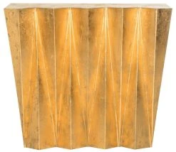 Gisela Hex Console In Gold - Safavieh FOX3244A -Safavieh Homeware 187 fox3244a front