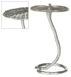 MINA SILVER FOIL PETAL SIDE TABLE - Safavieh FOX3246B -Safavieh Homeware 187 fox3246b 5