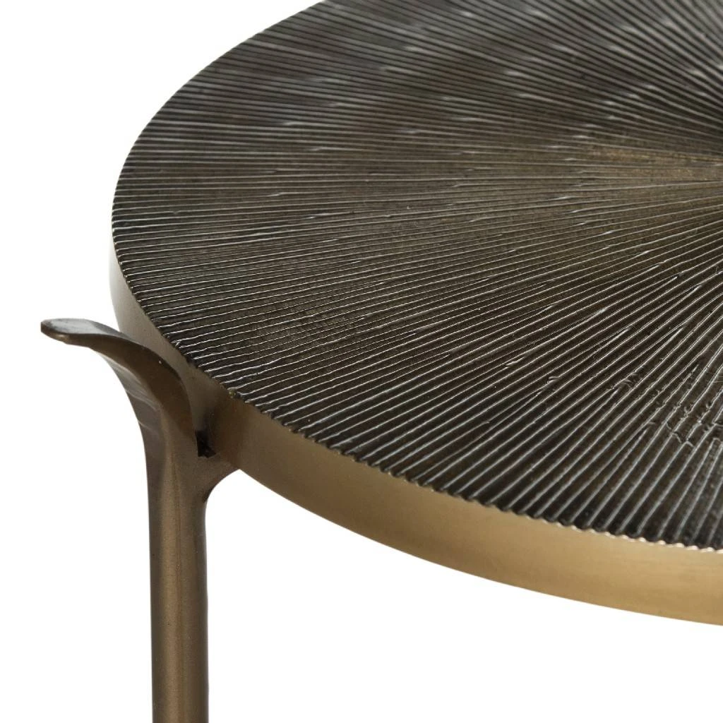 Elda Side Table In Brass - Safavieh FOX3251A 4 Elda Side Table In Brass - Safavieh FOX3251A - Image 2