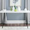 Wolcott Retro Mid Century Lacquer Console In White/Black - Safavieh FOX4208A -Safavieh Homeware 187 fox4208a room