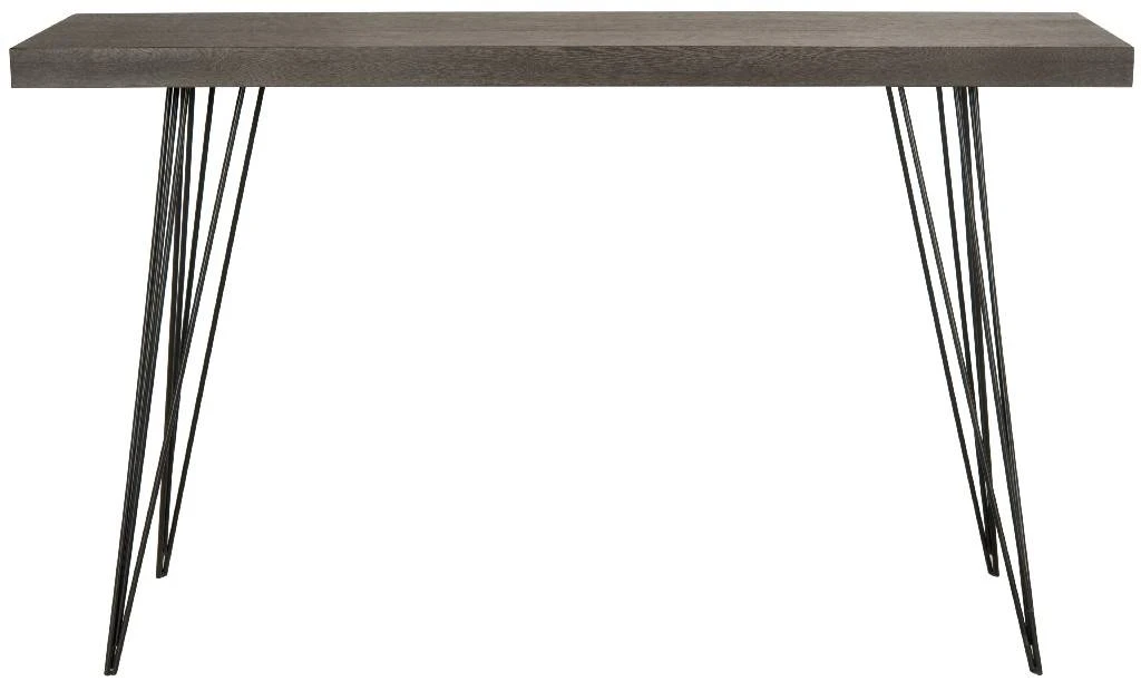Wolcott Retro Mid Century Lacquer Console In Dark Brown/Black - Safavieh FOX4208C 4 Wolcott Retro Mid Century Lacquer Console In Dark Brown/Black - Safavieh FOX4208C - Image 2
