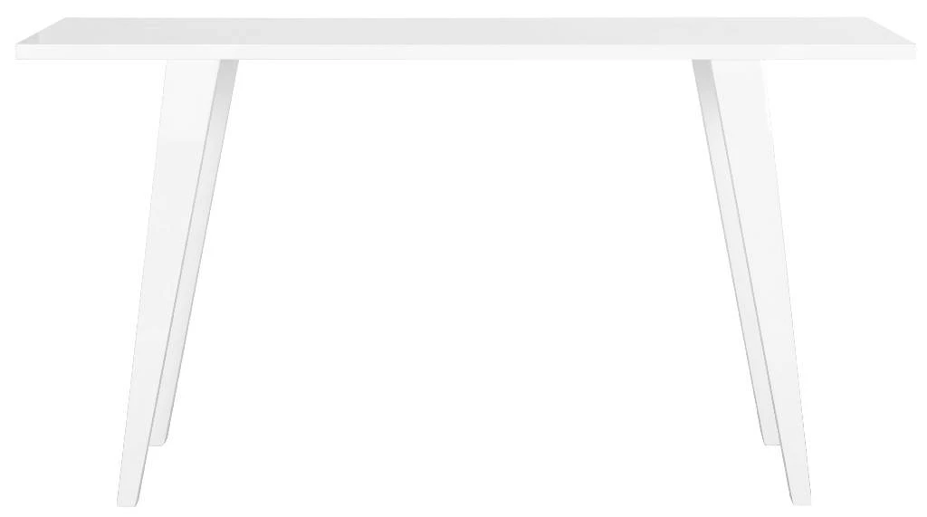 Manny Retro Mid Century Lacquer Console In White - Safavieh FOX4220B 4 Manny Retro Mid Century Lacquer Console In White - Safavieh FOX4220B - Image 2