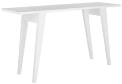 Manny Retro Mid Century Lacquer Console In White - Safavieh FOX4220B 7 Manny Retro Mid Century Lacquer Console In White - Safavieh FOX4220B -Safavieh Homeware 187 fox4220b side