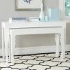 Beth French Leg Lacquer Stacking Console In White - Safavieh FOX4221A -Safavieh Homeware 187 fox4221a room