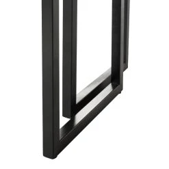 Femi Modern Nesting End Table In Light Oak/Black - Safavieh FOX4266A -Safavieh Homeware 187 fox4266a leg