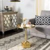 Corvus Round Side Table In Antique Brass - Safavieh FOX5519A -Safavieh Homeware 187 fox5519a room