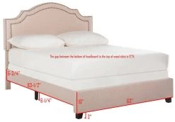 THERON BED (QUEEN) - Safavieh FOX6211A-Q -Safavieh Homeware 187 fox6211a q 7