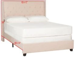 WINSLET BED (QUEEN) - Safavieh FOX6212B-Q -Safavieh Homeware 187 fox6212b q 6