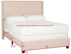 WINSLET BED (QUEEN) - Safavieh FOX6212B-Q -Safavieh Homeware 187 fox6212b q 7