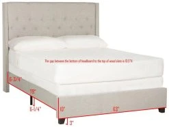 WINSLET BED (QUEEN) - Safavieh FOX6212D-Q -Safavieh Homeware 187 fox6212d q 7
