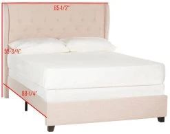 BLANCHETT BED (QUEEN) - Safavieh FOX6213A-Q -Safavieh Homeware 187 fox6213a q 8