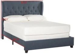 BLANCHETT BED (QUEEN) - Safavieh FOX6213B-Q -Safavieh Homeware 187 fox6213b q 7