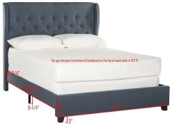 BLANCHETT BED (QUEEN) - Safavieh FOX6213B-Q -Safavieh Homeware 187 fox6213b q 8