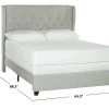 BLANCHETT BED (QUEEN) - Safavieh FOX6213C-Q -Safavieh Homeware 187 fox6213c q 1
