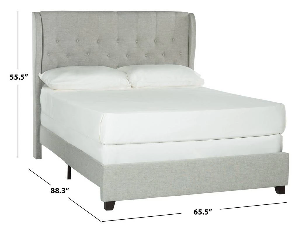 BLANCHETT BED (QUEEN) - Safavieh FOX6213C-Q 3 BLANCHETT BED (QUEEN) - Safavieh FOX6213C-Q