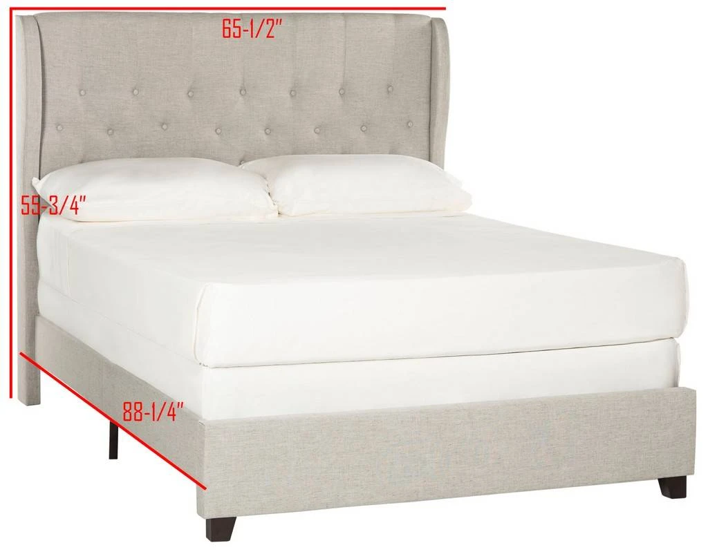 BLANCHETT BED (QUEEN) - Safavieh FOX6213C-Q 10 BLANCHETT BED (QUEEN) - Safavieh FOX6213C-Q - Image 8