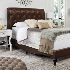 HATHAWAY BED (QUEEN) - Safavieh FOX6214G-Q 13 HATHAWAY BED (QUEEN) - Safavieh FOX6214G-Q -Safavieh Homeware 187 fox6214g q 2