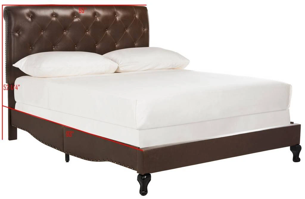 HATHAWAY BED (QUEEN) - Safavieh FOX6214G-Q 9 HATHAWAY BED (QUEEN) - Safavieh FOX6214G-Q - Image 7