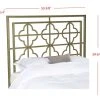 LUCINDA FRENCH SILVER METAL HEADBOARD (FULL) - Safavieh FOX6215A-F -Safavieh Homeware 187 fox6215a f 1