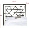 LUCINDA GUNMETAL HEADBOARD (FULL) - Safavieh FOX6215B-F -Safavieh Homeware 187 fox6215b f 1