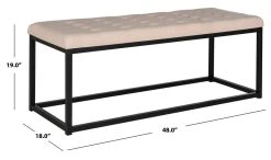 REYNOLDS BENCH - Safavieh FOX6225A -Safavieh Homeware 187 fox6225a 5