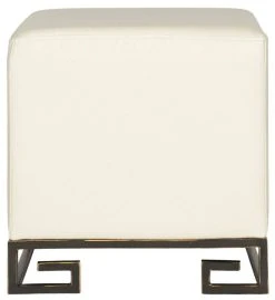 Matthias Faux Ostrich Ottoman In Cream - Safavieh FOX6230A 9 Matthias Faux Ostrich Ottoman In Cream - Safavieh FOX6230A -Safavieh Homeware 187 fox6230a front