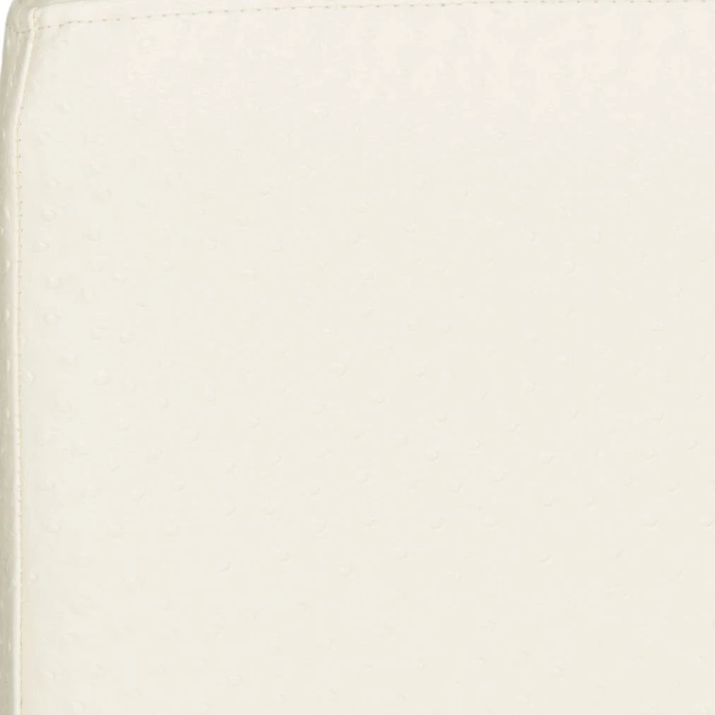 Matthias Faux Ostrich Ottoman In Cream - Safavieh FOX6230A 7 Matthias Faux Ostrich Ottoman In Cream - Safavieh FOX6230A - Image 5