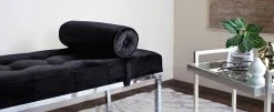 XAVIER SUEADE TUFTED BENCH W/ BENCH - Safavieh FOX6240B -Safavieh Homeware 187 fox6240b 4