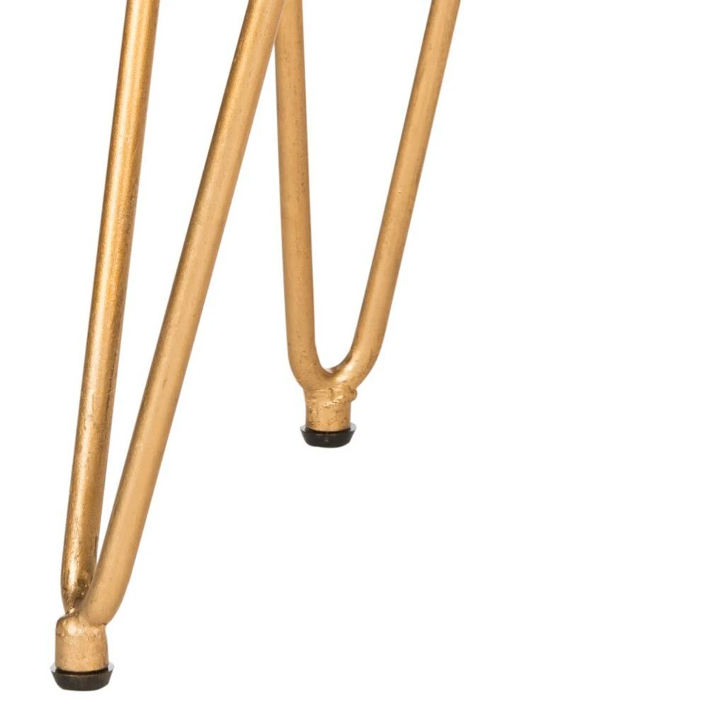 JENINE FAUX OSTRICH ROUND BENCH - Safavieh FOX6249A 9 JENINE FAUX OSTRICH ROUND BENCH - Safavieh FOX6249A - Image 7