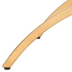 Moon Arc Linen Bench In Light Beige/Gold - Safavieh FOX6250C -Safavieh Homeware 187 fox6250c leg