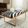 Millie Loft Bench/Coffee Table In Zebra/Gold - Safavieh FOX6251C 1 Millie Loft Bench/Coffee Table In Zebra/Gold - Safavieh FOX6251C -Safavieh Homeware 187 fox6251c room