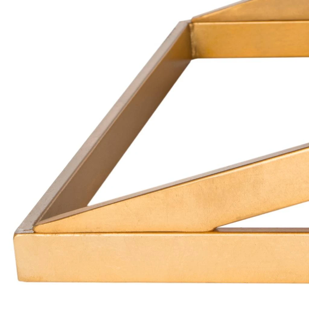 Alexes Faux Ostrich Bench In Navy/Gold - Safavieh FOX6252B 5 Alexes Faux Ostrich Bench In Navy/Gold - Safavieh FOX6252B - Image 3