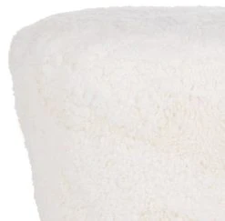 Oriana Retro Sheepskin Ottoman In Beige - Safavieh FOX6261A 13 Oriana Retro Sheepskin Ottoman In Beige - Safavieh FOX6261A -Safavieh Homeware 187 fox6261a swatch