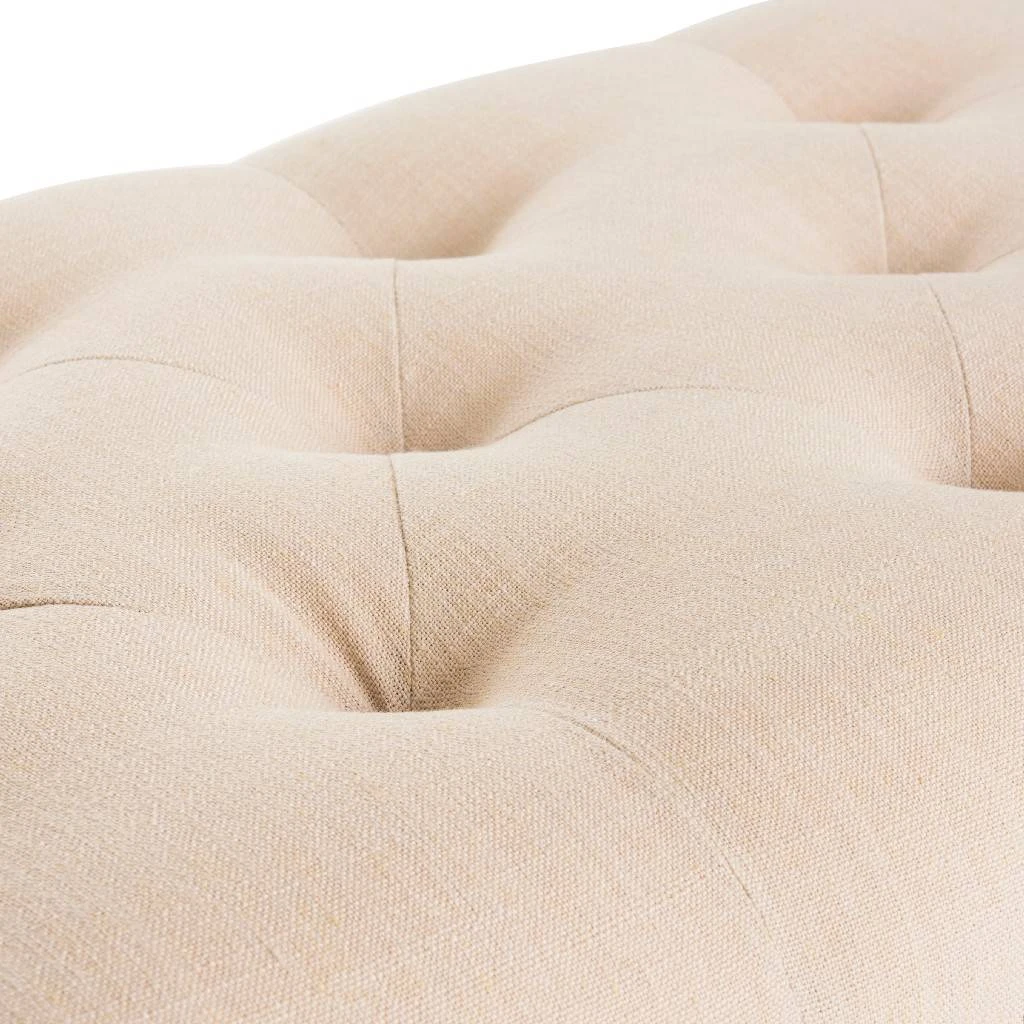 Raiden Linen Rustic Oak Bench In Beige/Rustic Oak - Safavieh FOX6263A 9 Raiden Linen Rustic Oak Bench In Beige/Rustic Oak - Safavieh FOX6263A - Image 7