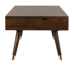 Levinson Gold Cap Coffee Table In Brown - Safavieh FOX6304A 15 Levinson Gold Cap Coffee Table In Brown - Safavieh FOX6304A -Safavieh Homeware 187 fox6304a side2