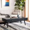 Levinson Gold Cap Coffee Table In Navy - Safavieh FOX6304C -Safavieh Homeware 187 fox6304c room