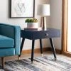 Levinson Gold Cap End Table In Navy - Safavieh FOX6305C -Safavieh Homeware 187 fox6305c room