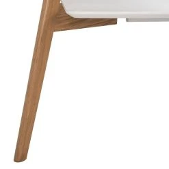 Basil 2 Tier Coffee Table In White - Safavieh FOX8200A 13 Basil 2 Tier Coffee Table In White - Safavieh FOX8200A -Safavieh Homeware 187 fox8200a leg