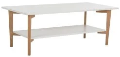 Caraway Rect Coffee Table In White - Safavieh FOX8202A 12 Caraway Rect Coffee Table In White - Safavieh FOX8202A -Safavieh Homeware 187 fox8202a side