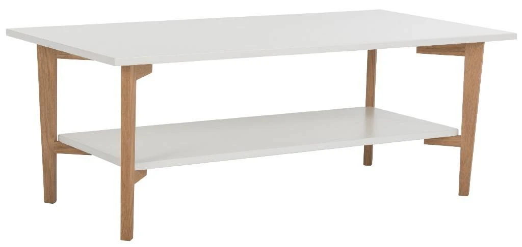Caraway Rect Coffee Table In White - Safavieh FOX8202A 7 Caraway Rect Coffee Table In White - Safavieh FOX8202A - Image 5