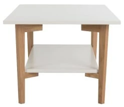 Caraway Rect Coffee Table In White - Safavieh FOX8202A 13 Caraway Rect Coffee Table In White - Safavieh FOX8202A -Safavieh Homeware 187 fox8202a side2