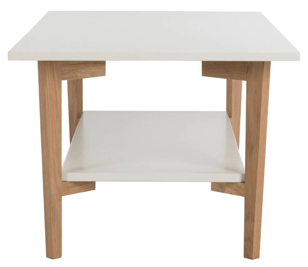 Caraway Rect Coffee Table In White - Safavieh FOX8202A 8 Caraway Rect Coffee Table In White - Safavieh FOX8202A - Image 6