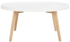 Rue Round Coffee Table In White - Safavieh FOX8207A 11 Rue Round Coffee Table In White - Safavieh FOX8207A -Safavieh Homeware 187 fox8207a front