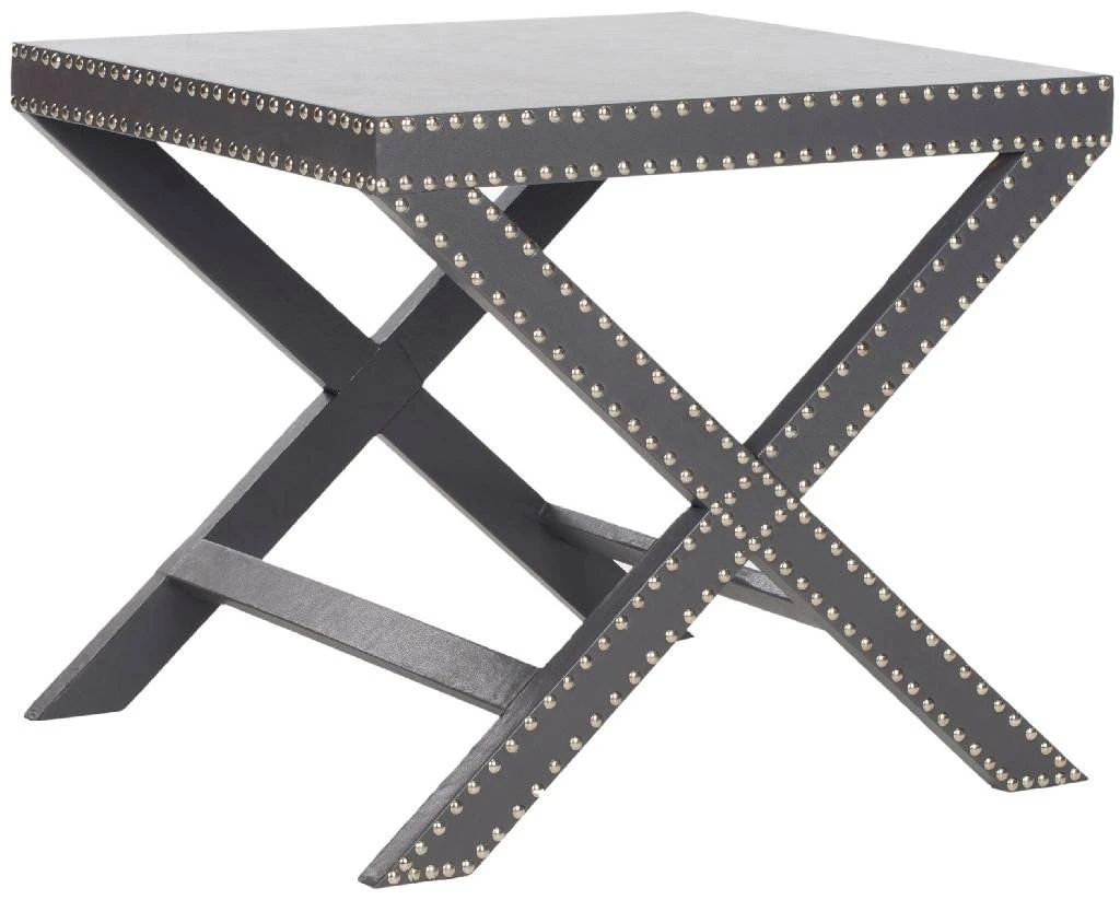 Jeanine X End Table Grey In Grey - Safavieh FOX9500A 5 Jeanine X End Table Grey In Grey - Safavieh FOX9500A - Image 3