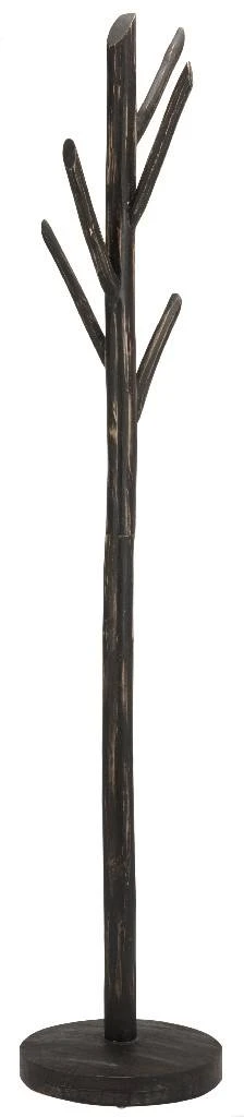 Walter 70-Inch H Tree Branch Coat & Hat Rack In Distressed Black - Safavieh HAC4000A