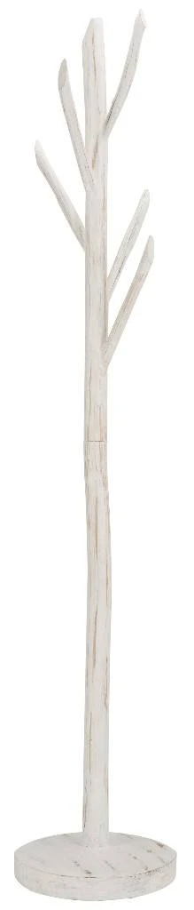 Walter 70-Inch H Tree Branch Coat & Hat Rack In Distressed White - Safavieh HAC4000C