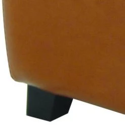 Jonathan Flip Top Ottoman In Black/Saddle - Safavieh HUD4007C -Safavieh Homeware 187 hud4007c leg