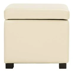 Jonathan Flip Top Ottoman In Black/Off White - Safavieh HUD4007D 9 Jonathan Flip Top Ottoman In Black/Off White - Safavieh HUD4007D -Safavieh Homeware 187 hud4007d front